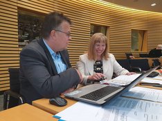 20190927 Im Plenum mit Iris MArtin-Gehl